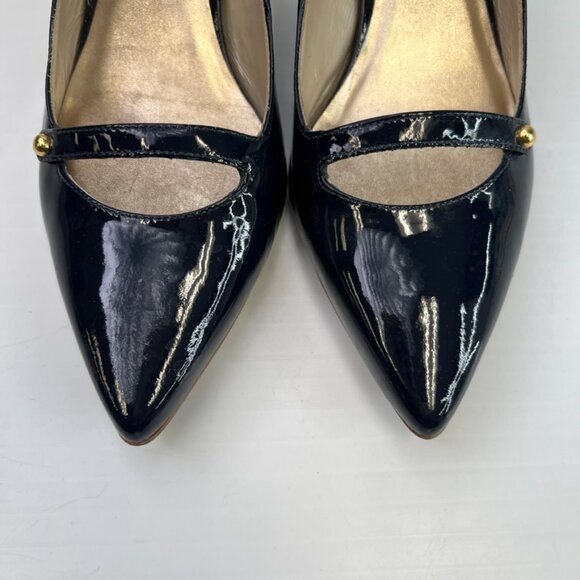 Lilly Pulitzer Kitten Heel Women 8.5 Sling Back Strap Brazil Work Party Core Go - Picture 3 of 12